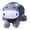 Hippo, variant on mdesiwst Cartoon Animal Dog Chew Toy Sheep Cow Fox Hippo Food Hiding Interactive Toy Small Medium Large Breed Dogs Teething Cleaning Enrichment Toy