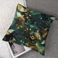 thumbnail image 7 of BANET Fall Leaf DarkGreen Throw Pillow Covers, Set of 2 Square Short Plush Pillow Cover for Home, Sofa, Western Couch, Living Room. Modern Pillow Covers 22x22in, 7 of 7