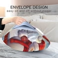 thumbnail image 7 of GZHJMY Snowman Satin Pillowcase, Soft Breathable Silk Pillow Case with Envelope Closure for Hair and Skin, Queen Size 30 x 20 Inch Home Decor, 7 of 7
