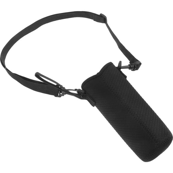 HAMPPLIES Blue Water Bottle Sleeve for Outdoor with Adjustable Shoulder Strap 1Pcs