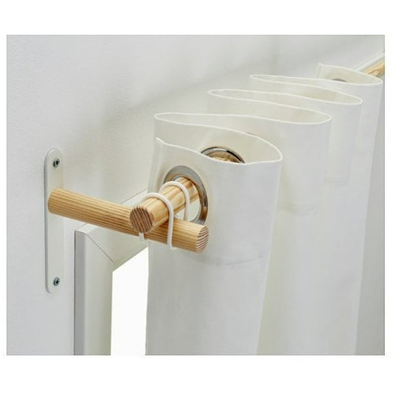 Ikea Curtain rod set, pine 1626.202620.1826