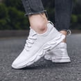 thumbnail image 4 of GLYGML Wave-Sole Sneakers Lightweight Breathable Athletic Shoes with Non-Slip Sole for Running and Daily Wear, 4 of 5