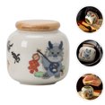 thumbnail image 4 of Ceramic Sealed Jar for Storage Beige Color Suitable for Tea Coffee and Snacks 1 Piece, 4 of 7