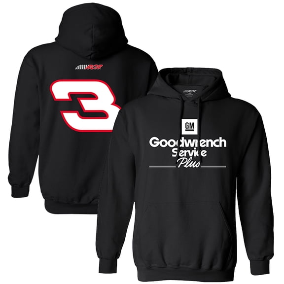 Men's Richard Childress Racing Team Collection Black Richard Childress Racing Goodwrench Service Plus Car Pullover