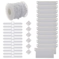 thumbnail image 1 of 31Pcs 89MM Vertical Blind Accessories, 10M Bottom Chain and 12Pcs Chain Connector, 6Pcs Top Hangers, 12Pcs Bottom Weight Slats, 1 of 4