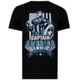 thumbnail image 1 of Captain America T-Shirt Homme le Premier Vengeur Drapeau, 1 of 4