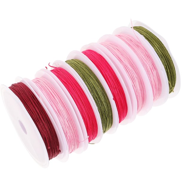 BESTYASH Hilo De Chinlon Multicolor Para Bisutería Con Flexibilidad Y Ductilidad Ideal Para Manualidades