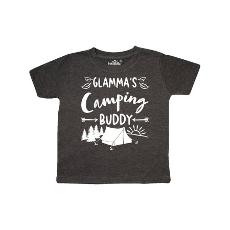

Inktastic Glammas Camping Buddy Gift Toddler Boy or Toddler Girl T-Shirt