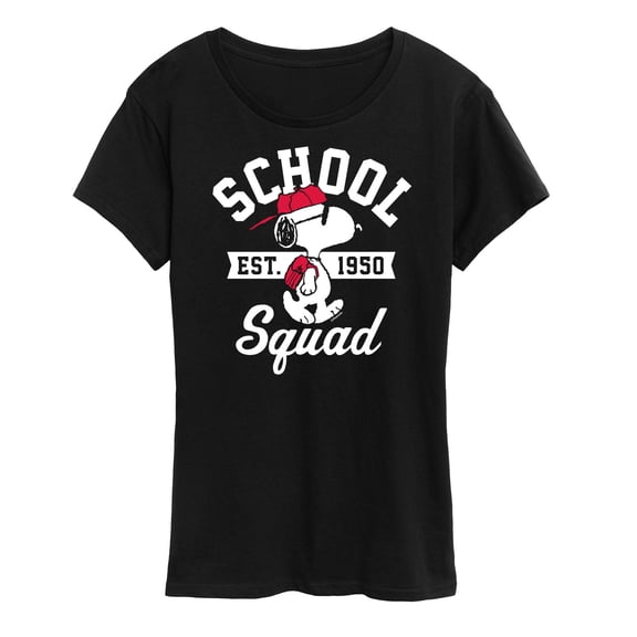 Peanuts - Snoopy School Squad Short Sleeve Graphic T-Shirt