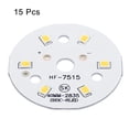 thumbnail image 3 of Uxcell 3W 120lm 4000-4500K 40mm 9-11VDC COB LED Light Chip Beads Energy Saving Bulb Natural White 15 Pack, 3 of 5
