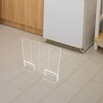 thumbnail image 1 of OULII White Metal Freezer Shelf Divider Refrigerator Organizer for Food Storage, 1 of 8