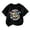 AB496 Black, variant on Bainana Girls First Day Of School T Shirts Letter Print Short Sleeve Tops Big Kids Comfortable Back To School Tees