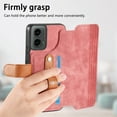 thumbnail image 2 of Wallet Case for Motorola Moto G 5G 2024, Retro PU Leather Cards Holder Flip Stand Shockproof Protective Cards Holder Hand Strap Phone Case for Motorola Moto G 5G 2024, Pink, 2 of 8
