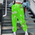 thumbnail image 2 of Sweatpants for Women Fall and Winter Elastic Waisted Casual Print Loose Joggers Comfy Ankle Pants, 2 of 5