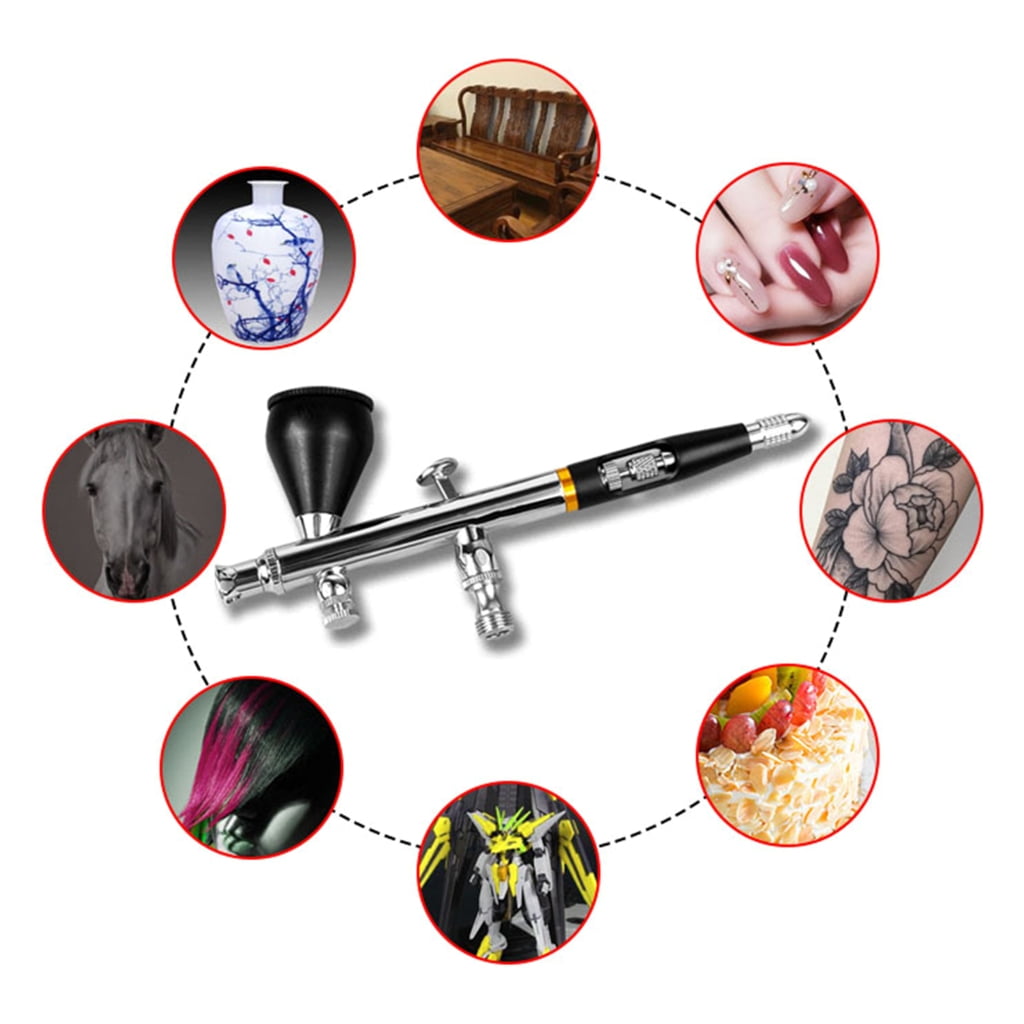 MOMOJIA Airbrush with Adjustable Sprays Ranges Comprehensive Airbrush set for Crafts Art