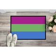 thumbnail image 2 of Carolines Treasures CK8008JMAT Polisexual Pride Door Mat Indoor Rug or Outdoor Welcome Mat 24x36 Doormat 24H X 36W, 2 of 4