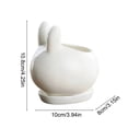 thumbnail image 3 of BAOPAI Mini Ceramic Flower Pot Thumb Sized Planter For Desktop And Bedroom Decoration, 3 of 6