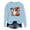 Blue [Halloween Shirts for Women Clearance], variant on WEIWEN Women's Halloween Sweatshirt Cute Ghost Graphic Pullover Tops Funny Novelty Pumpkin Printed Long Sleeve Crewneck Fall Sweaters for Women Fashion Clothing Green, S