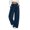 Dark Blue, variant on Winter Pants Women Fuzz Snow Puffy Baggy Elastic Waist Trousers, Fleece-Lined Warm Trousers for Snowy Days Freezing Temperatures (Dark Blue, XXL)