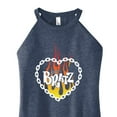 thumbnail image 3 of Bratz - Flame Logo - Chain Link Heart - Juniors High Neck Tank Top, 3 of 5