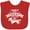 Red, variant on Inktastic No Therapy Dachshund Boys or Girls Baby Bib