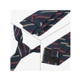 thumbnail image 3 of INSPIRE CHIC Men's Stripe Self-Tied Necktie Skinny Silk Slim 2.8'' for Graduation Wedding Party Uniforms One Size Plaid-4, 3 of 5