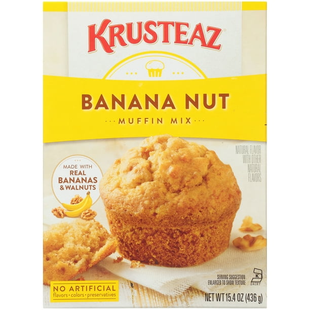 Krusteaz Banana Nut Supreme Muffin Mix, 15.4 oz