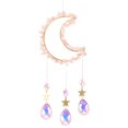 thumbnail image 1 of Shisuyan Capteur de Soleil en Verre Gravier Fenêtre Lune Décoration Murale Fenêtre Ornement en Forme de Lune, 1 of 8