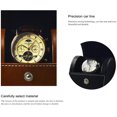 thumbnail image 4 of GFDYREE Watch Box PU Leather Travel Watch Bag Single Watch Gift Box Portable Watch Roll Organizer Case(Black), 4 of 7