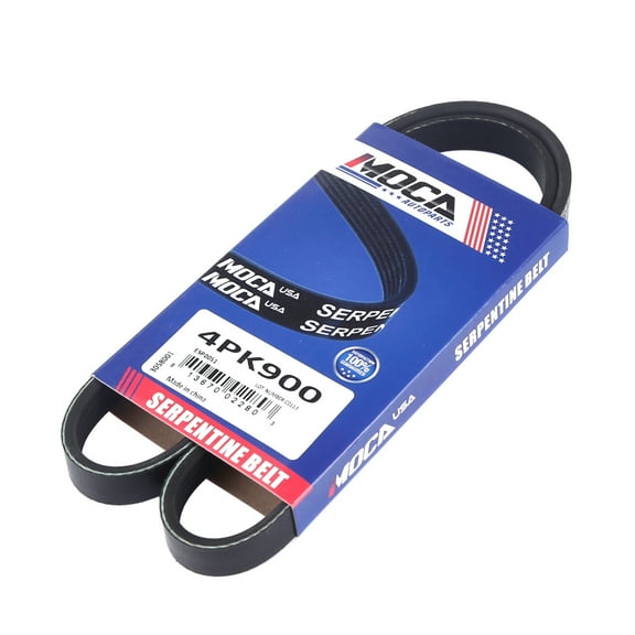 MOCA AUTOPARTS 4PK900 Serpentine Belt Fit for 2001-2005 Chrysler Sebring 3.0L & 1997-2004 Mitsubishi Diamante 3.5L & 1998-2002 Hyundai Accent 1.5L