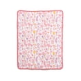thumbnail image 2 of Monica + Andy Organic Cotton Muslin Toddler Throw Blanket, Soft Quilted Cotton Blanket, 30 x 40 Inch, 2 of 4