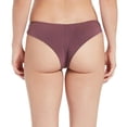 thumbnail image 3 of $38 Volcom Standard Simply Seamless Cheekini Mauve Bikini Bottom ONLY  Large, 3 of 4