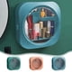 thumbnail image 1 of Ganfancp Organizador de Cosméticos de Pared a Prueba de Humedad para El Hogar Gran Capacidad para El Baño Estantes de Pared para El Baño Diseño Compartimentado Sin Agujeros Uso En Múltiples Escenas L, 1 of 6
