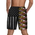 thumbnail image 2 of Mens America Maryland Flag Swimming Trunks with Compression Liner Beach Quick Dry Swim Shorts, 2 of 6
