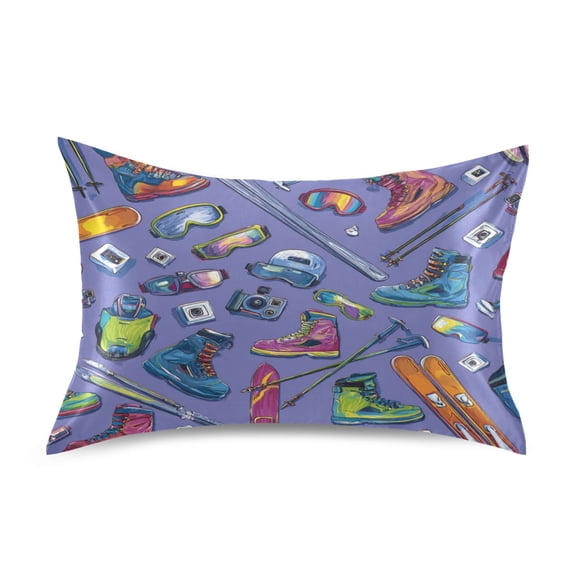 Silky Satin Standard Pillowcases For Hair And Skin Pastel Peach