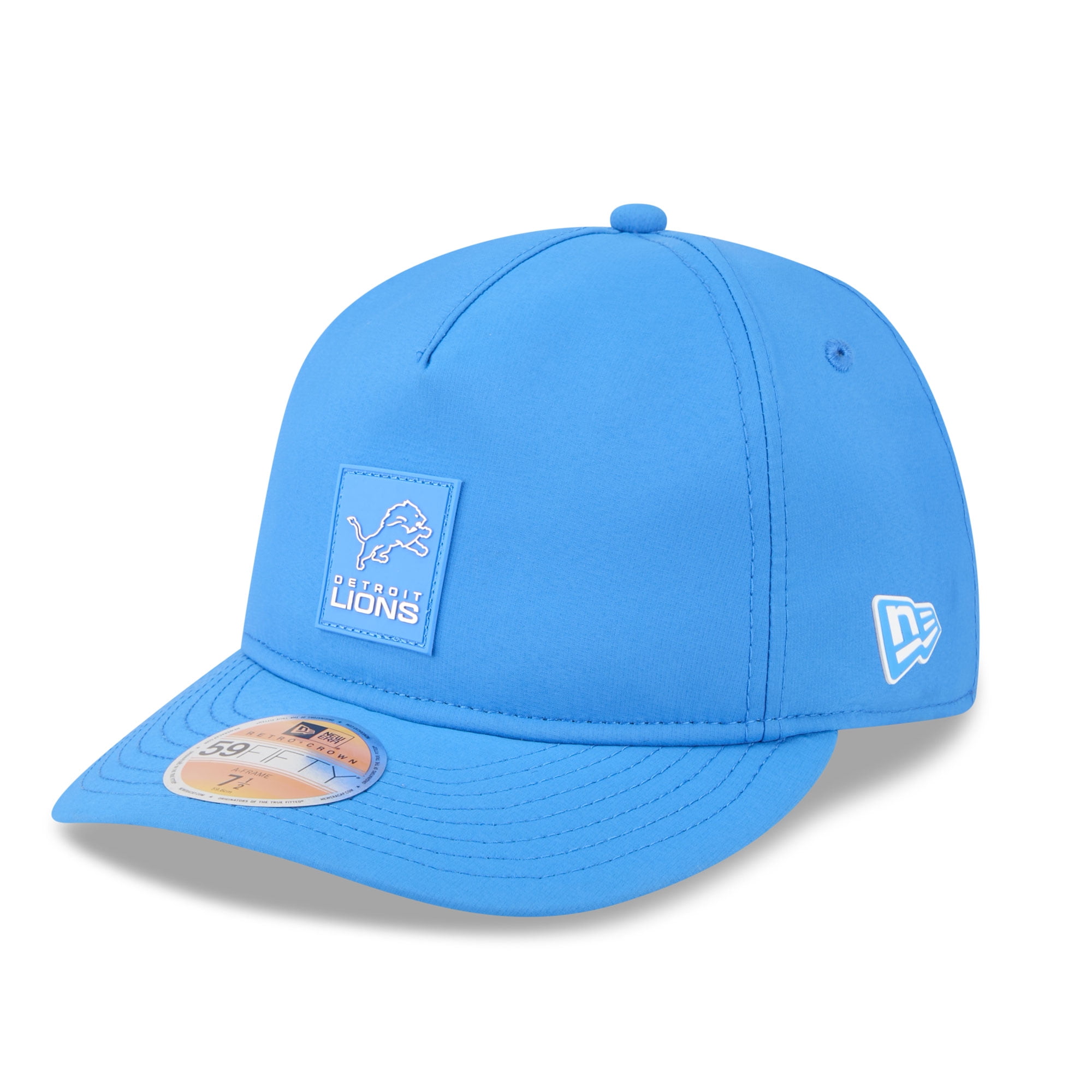Men's New Era Blue/Gray Detroit Lions Break 59FIFTY Fitted Hat