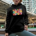 thumbnail image 2 of Retro Eat Sleep Dance Repeat Merch Gift Ideas for Dancers Black Hooded Sweatshirt or Hoodie, 2XL, 2 of 5