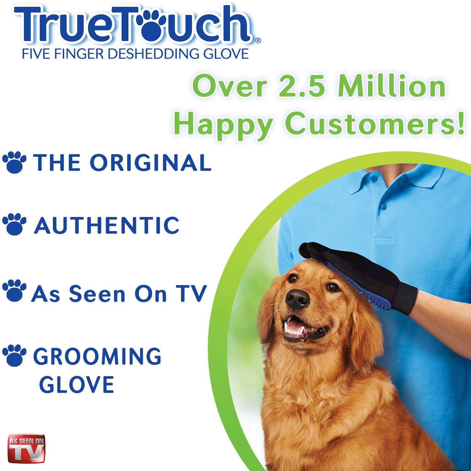 True Touch 5 Finger Deshedding Glove photo 6