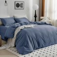 thumbnail image 2 of Housse de Couette Taille Grand - Couette Texturée Effet Lin, 2 of 9