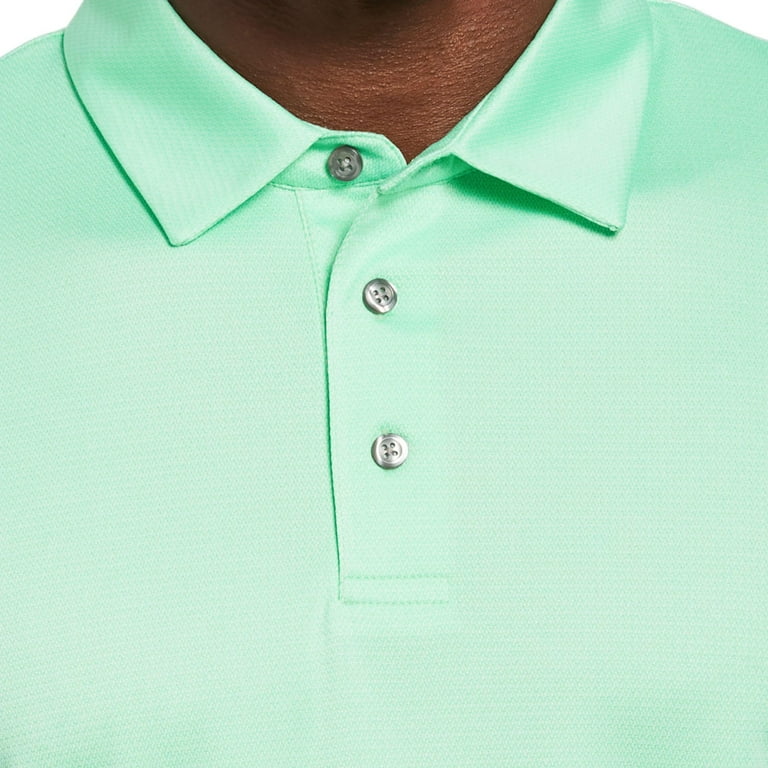 PGA Tour Men's Golf Performance 3 Button Placket Polo Shirt