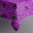 thumbnail image 5 of Spider Web Halloween Pattern Square Tablecloth,Waterproof Square Table Cover,Wipeable Spillproof Washable Table Cover for Home Kitchen Party Decor 52"x52"(132x132cm), 5 of 6
