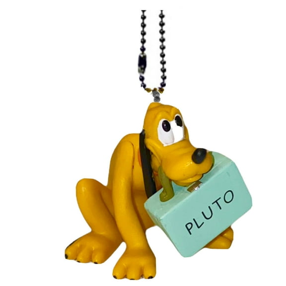 3" Traveler Railroad Pluto Dog PVC Keychain Dangler Figure Mickey Charm Ornament