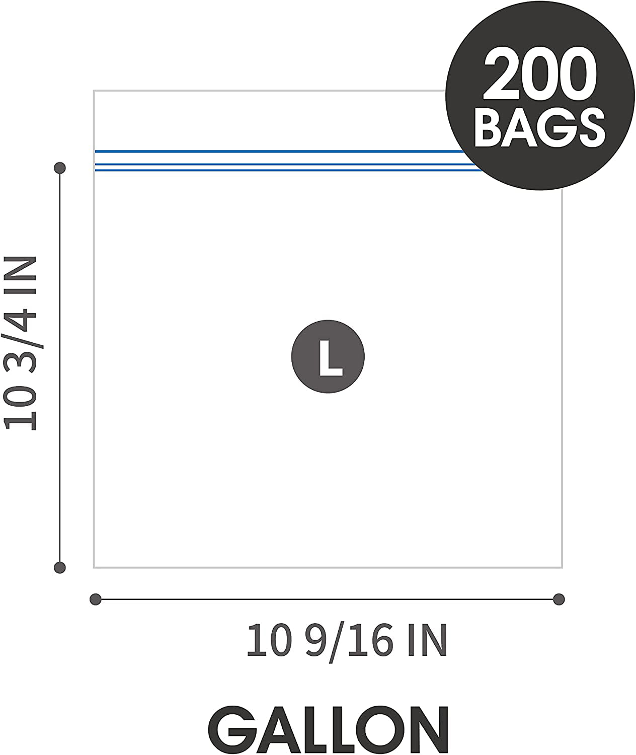 24/7 Bags- XXL Storage Bags, 20 Gallons, 9 Count, Expandable Bottom With  Carry Handle