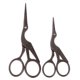 thumbnail image 1 of Cuadros Decorativos Tijeras de costura Heron de 2 uds, tijeras de sastre Vintage de acero alto, negras Ehuebsd embutido en tela, 1 of 1