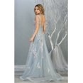 thumbnail image 2 of Floral Embroidered Evening Gown, 2 of 4
