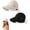Beige+Black, variant on 2/4PCS Women's Wide Brim Sun Visor Hat, Upf 50+ Wide Brim Sun Visor Adjustable Open Top Cap