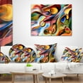 thumbnail image 4 of Designart Music beyond the Frames - Music Throw Pillow - 16x16, 4 of 5