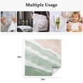 thumbnail image 5 of Ombre Green Ocean Cloth Napkins, Coastal Waves Beach Gradient Washable and Reusable Dinner Napkins Set of 6, Table Napkin for Kitchen Party Birthday Wedding Hotel Housewarming 20"x20", 5 of 9