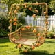 thumbnail image 1 of Guirnalda de Rosas Artificiales de Plástico de 239 Cm de Largo para Decoración de Patios Exteriores - Guirnalda de Flores Artificiales para Decoración de Hogar, Jardín, Patio, Bodas y Fiestas (Juego, 1 of 6