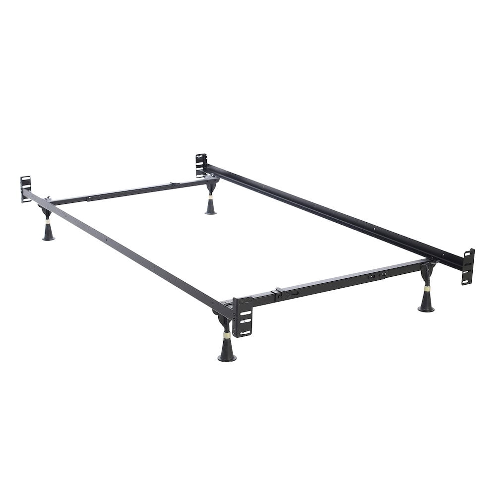 Hollywood Bed Frame Headboard & Footboard Bed Frame Twin/Full with 4-Glides